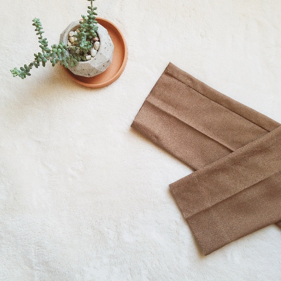 Banana Republic Tan Camel Brown Trousers Pants - Picture 5 of 6